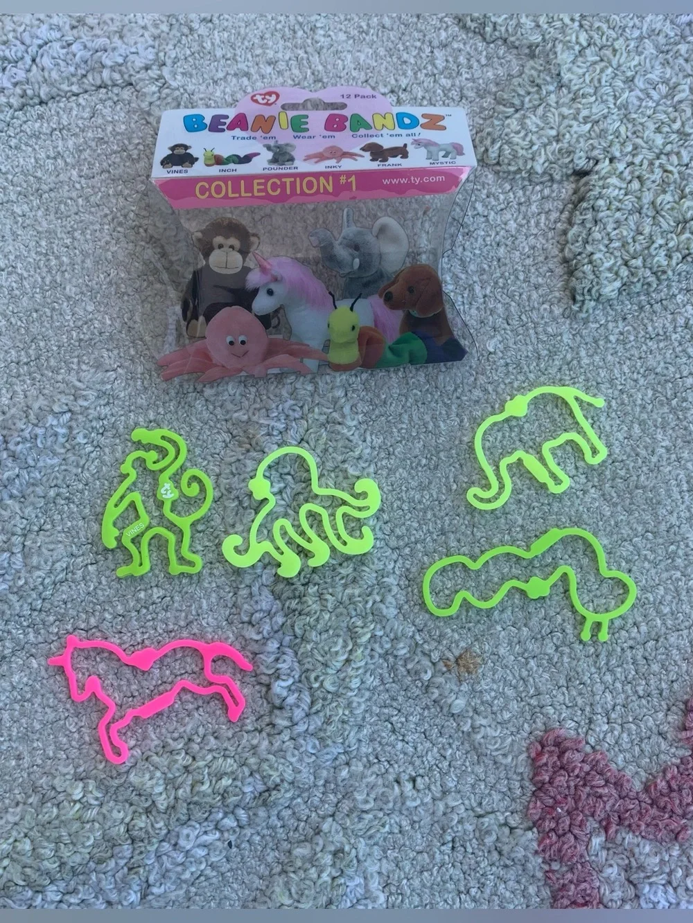 Ty Beanie Bandz Collection #1 silicone rubber wristbands